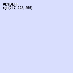 #D9DEFF - Fog Color Image