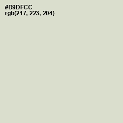 #D9DFCC - Moon Mist Color Image