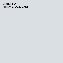 #D9DFE2 - Geyser Color Image