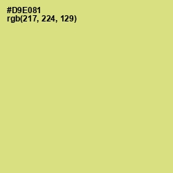 #D9E081 - Flax Color Image