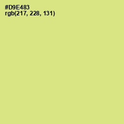 #D9E483 - Flax Color Image