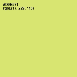 #D9E571 - Yellow Green Color Image