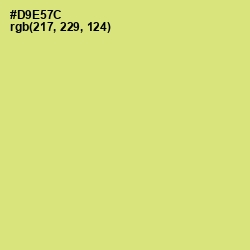 #D9E57C - Yellow Green Color Image
