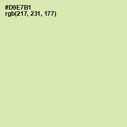 #D9E7B1 - Caper Color Image