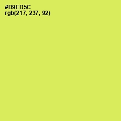 #D9ED5C - Confetti Color Image
