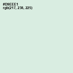 #D9EEE1 - Granny Apple Color Image