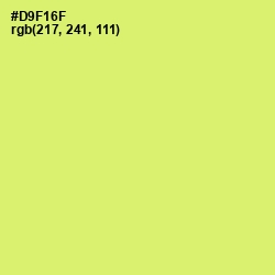 #D9F16F - Sulu Color Image
