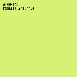 #D9F173 - Sulu Color Image