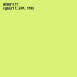 #D9F177 - Sulu Color Image