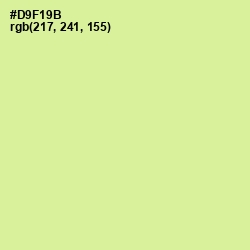 #D9F19B - Primrose Color Image