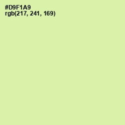 #D9F1A9 - Caper Color Image