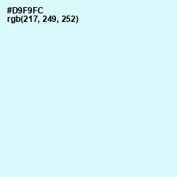 #D9F9FC - Oyster Bay Color Image