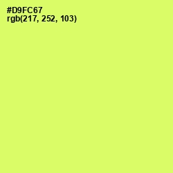 #D9FC67 - Sulu Color Image