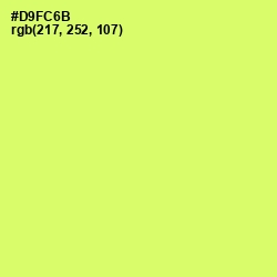 #D9FC6B - Sulu Color Image