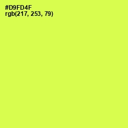 #D9FD4F - Starship Color Image