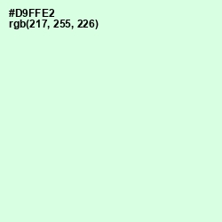 #D9FFE2 - Granny Apple Color Image