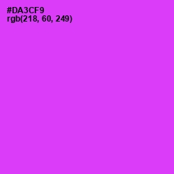 #DA3CF9 - Razzle Dazzle Rose Color Image