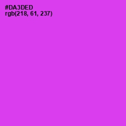 #DA3DED - Razzle Dazzle Rose Color Image