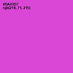 #DA47D7 - Fuchsia Pink Color Image
