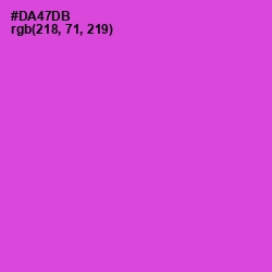 #DA47DB - Fuchsia Pink Color Image