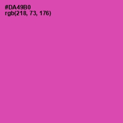 #DA49B0 - Brilliant Rose Color Image