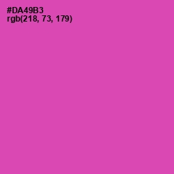 #DA49B3 - Brilliant Rose Color Image