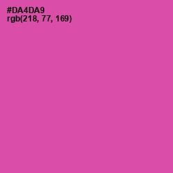 #DA4DA9 - Brilliant Rose Color Image