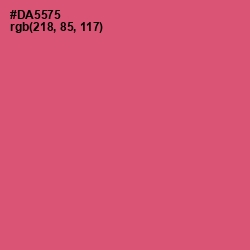 #DA5575 - Cranberry Color Image