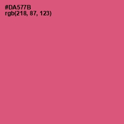#DA577B - Cranberry Color Image