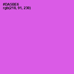 #DA5BE6 - Orchid Color Image