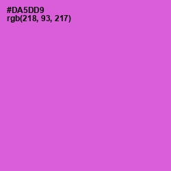 #DA5DD9 - Fuchsia Pink Color Image