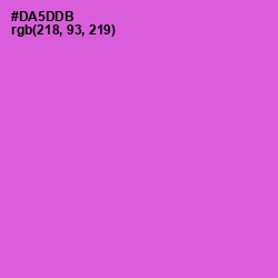 #DA5DDB - Fuchsia Pink Color Image