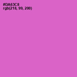 #DA63C8 - Orchid Color Image