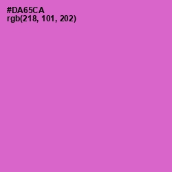 #DA65CA - Orchid Color Image
