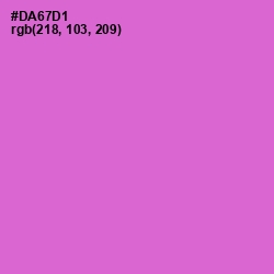 #DA67D1 - Orchid Color Image