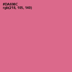 #DA698C - Charm Color Image
