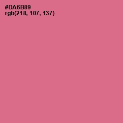 #DA6B89 - Charm Color Image