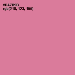 #DA7B9B - Charm Color Image