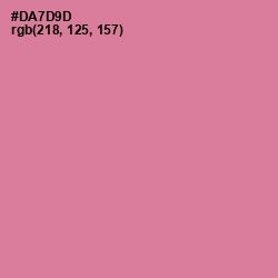 #DA7D9D - Charm Color Image