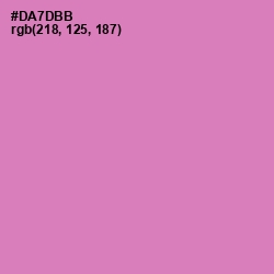 #DA7DBB - Hopbush Color Image