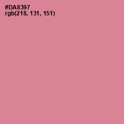 #DA8397 - Puce Color Image
