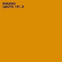#DA8D02 - Pizza Color Image