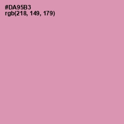 #DA95B3 - Careys Pink Color Image