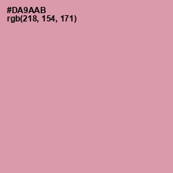 #DA9AAB - Careys Pink Color Image