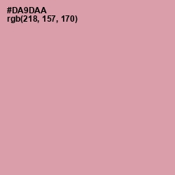 #DA9DAA - Careys Pink Color Image