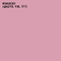 #DA9EB1 - Careys Pink Color Image