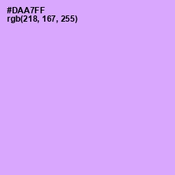 #DAA7FF - Perfume Color Image