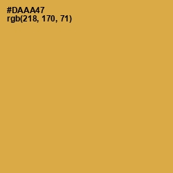 #DAAA47 - Roti Color Image