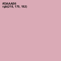 #DAAAB6 - Blossom Color Image