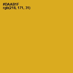 #DAAB1F - Gold Tips Color Image